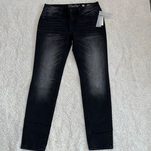 Miss Me Hailey skinny jeans size 29 new black wings bling
